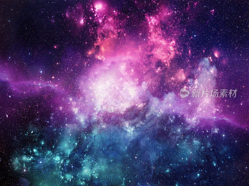 宇宙充满了恒星，星云和星系