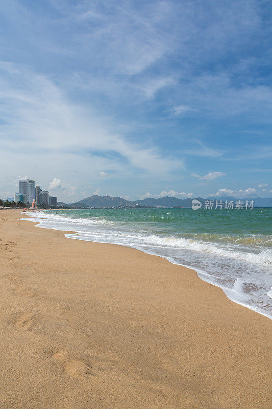 越南芽庄热带沙滩