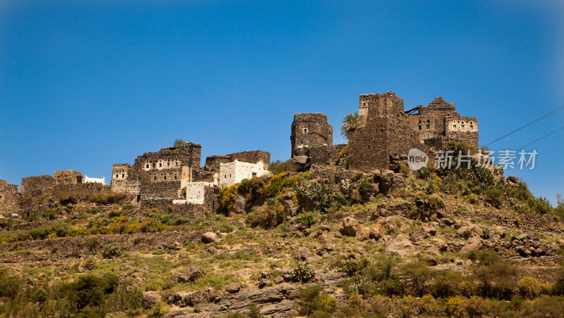 也门乡村建筑景观