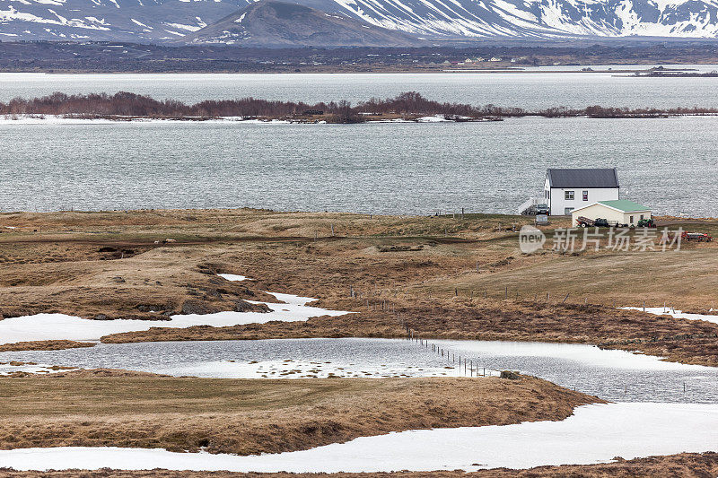 冰岛Myvatn的景观