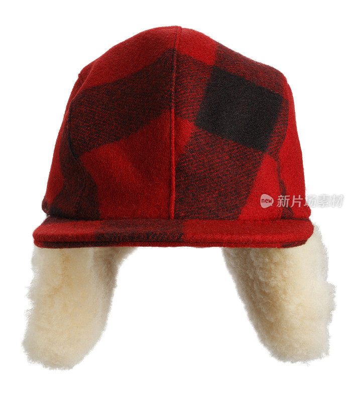 红色格子猎人的帽子