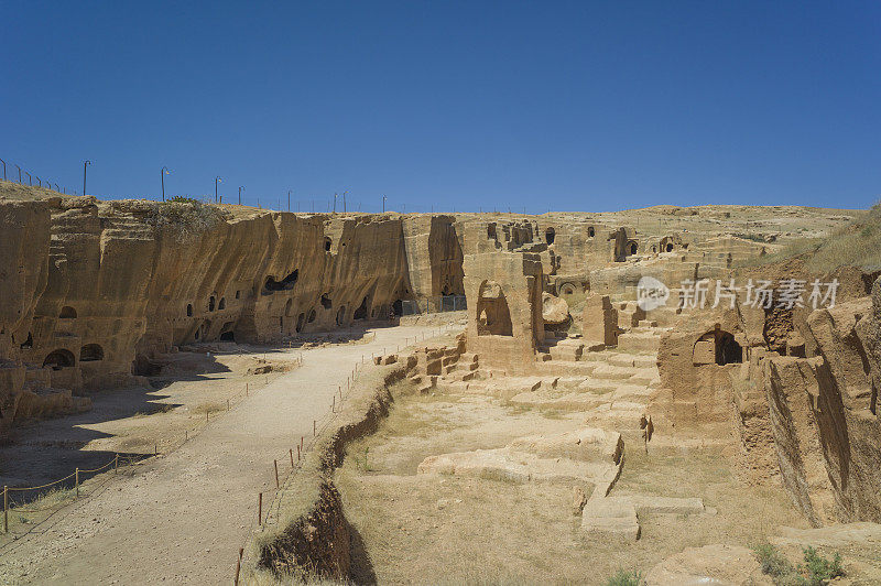 历史上的达拉古城遗址在努赛宾马丁土耳其