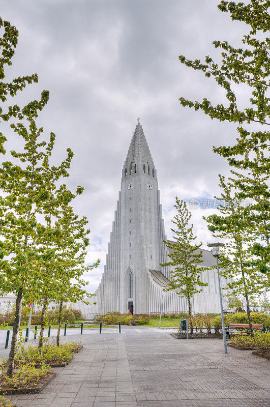 在冰岛Hallgrimskirkja