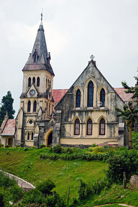 天主教堂大吉岭西孟加拉邦印度亚洲