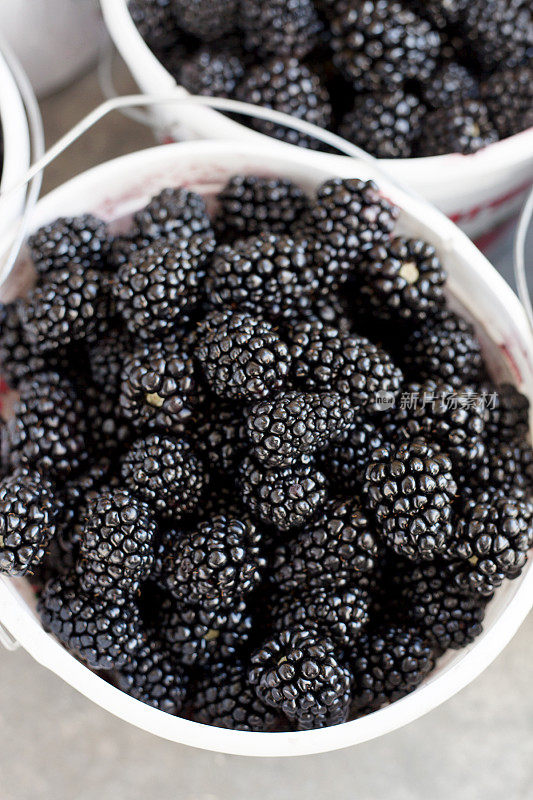 市场上的黑莓