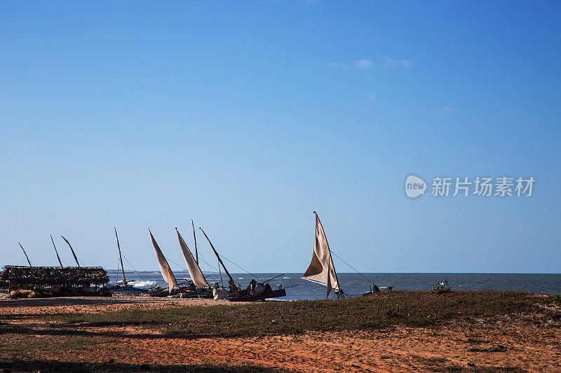 巴西北大河湾，纳塔尔，穆里乌海滩