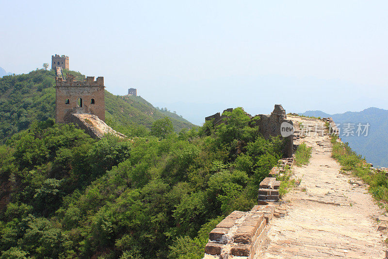 夏天的长城，中国金山岭