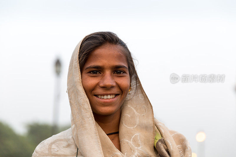 印度吉卜赛女孩，印度新德里
