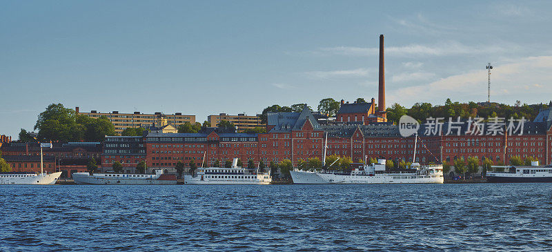斯德哥尔摩水道全景，瑞典