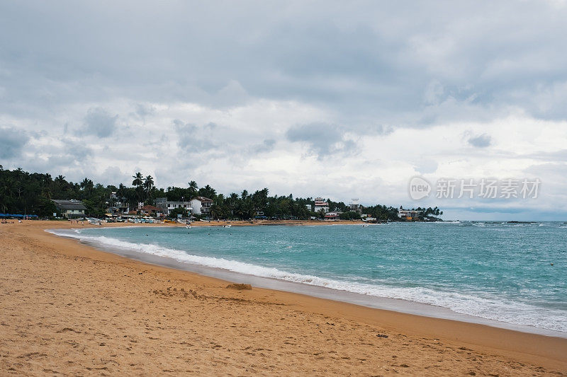 亚洲斯里兰卡乌纳瓦图的沙滩