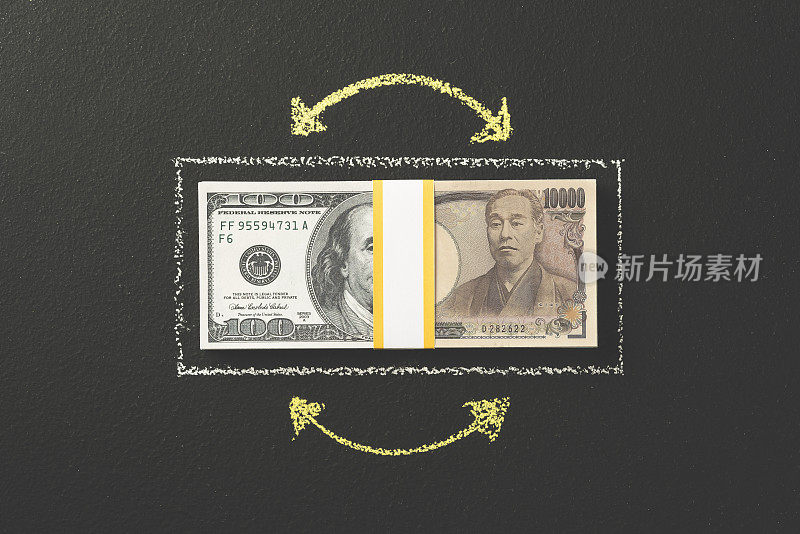 货币兑换，美元兑换日元