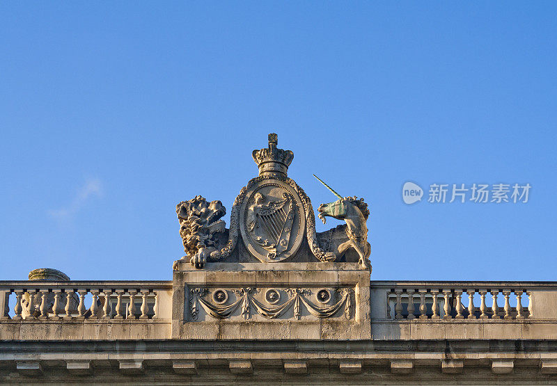 爱尔兰都柏林海关大楼的建筑装饰