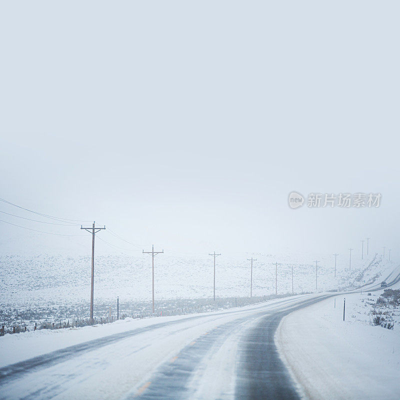 美国科罗拉多冬季公路