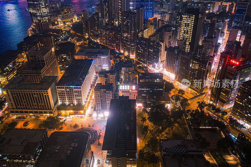 香港九龙城的夜晚