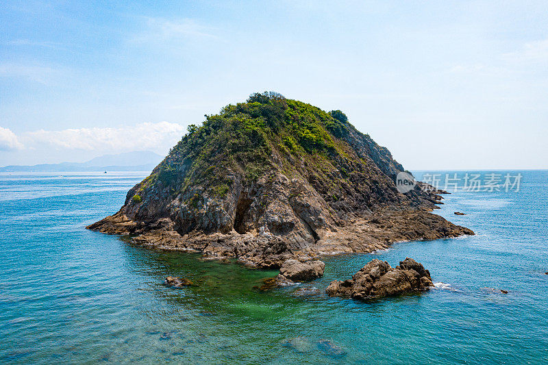 位于西贡的公洲岛海景