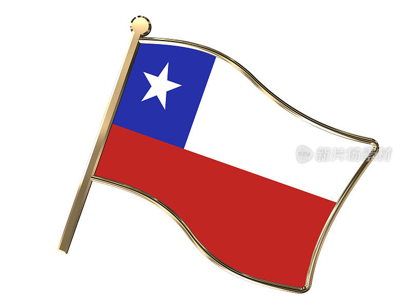 智利国旗徽章