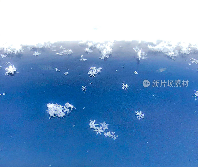 雪花的背景