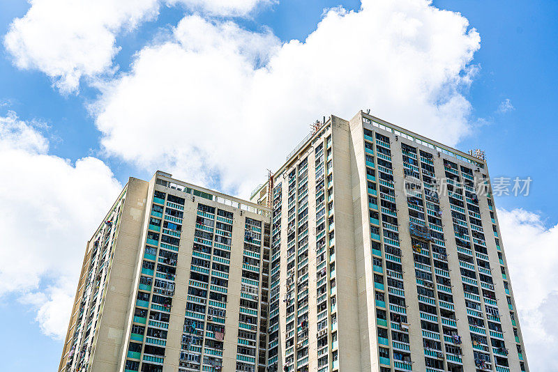 建筑立面在香港，住宅地产