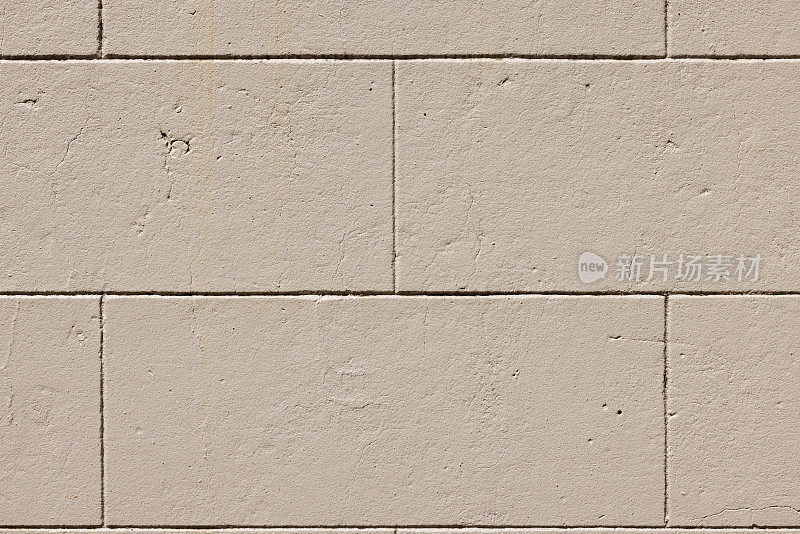米色混凝土墙的一部分