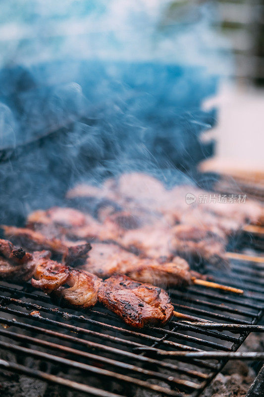 美味的烤肉