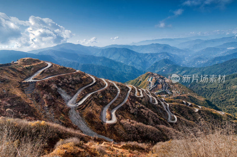 蜿蜒的道路，中国和印度之间的丝绸之路