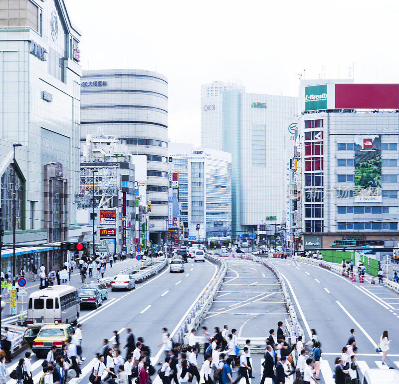 东京城市通勤者