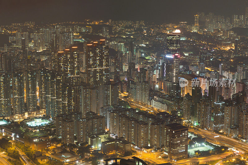 香港城市夜景