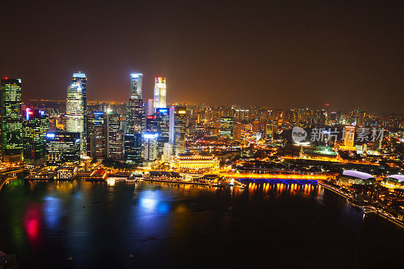 新加坡的夜景