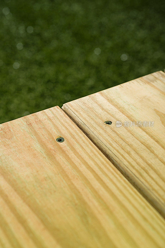 压力处理木甲板