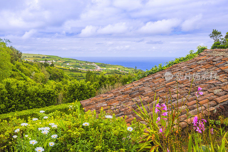 Azores，北圣米格尔的Landscape