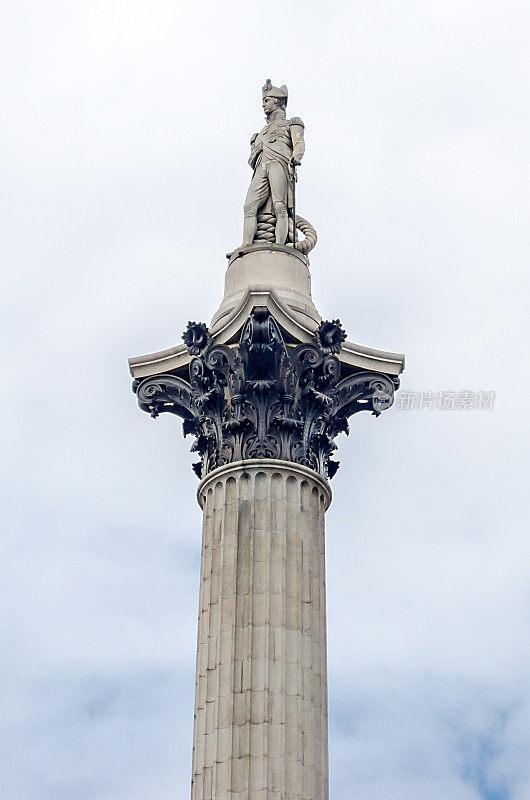 英国伦敦特拉法加广场纳尔逊雕像