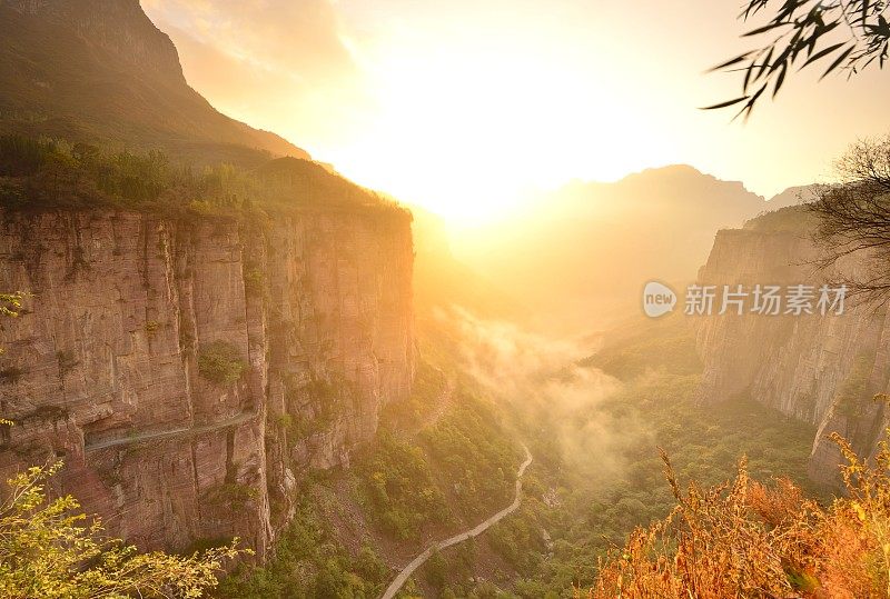 中国太行山的美丽风景