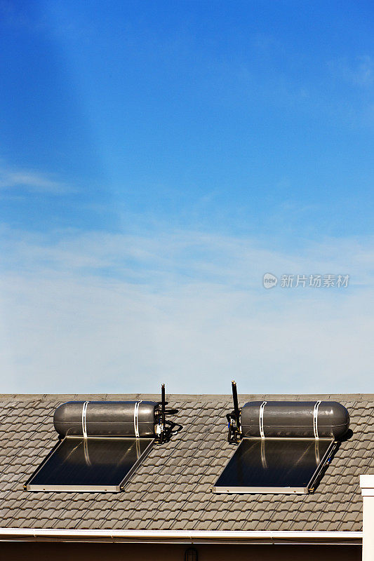 住宅开发屋顶太阳能热水器