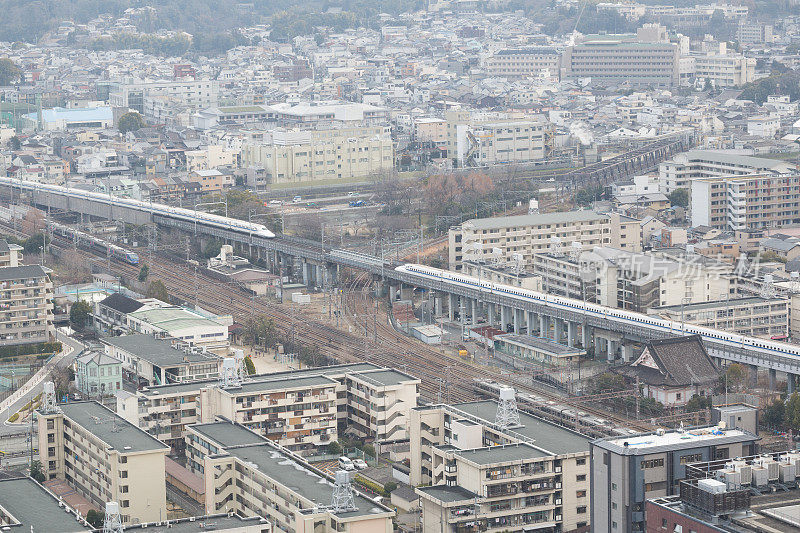 日本京都城市景观