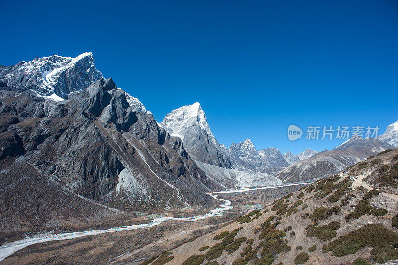 尼泊尔ebc的景观