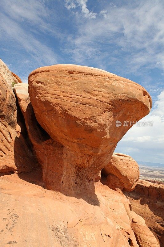 砂岩中的神奇形状
