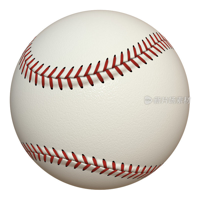 运动球-棒球-白色皮革-新的