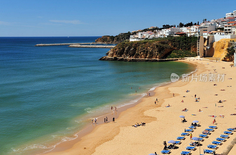 阿尔布费拉海滩，阿尔加维，葡萄牙