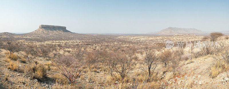 纳米比亚Vingerklip附近的风景