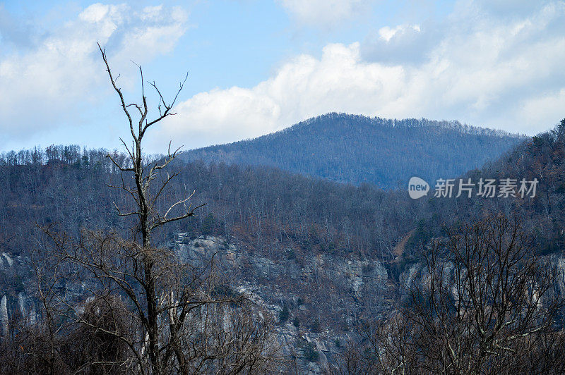 北卡罗来纳州蓝岭山脉