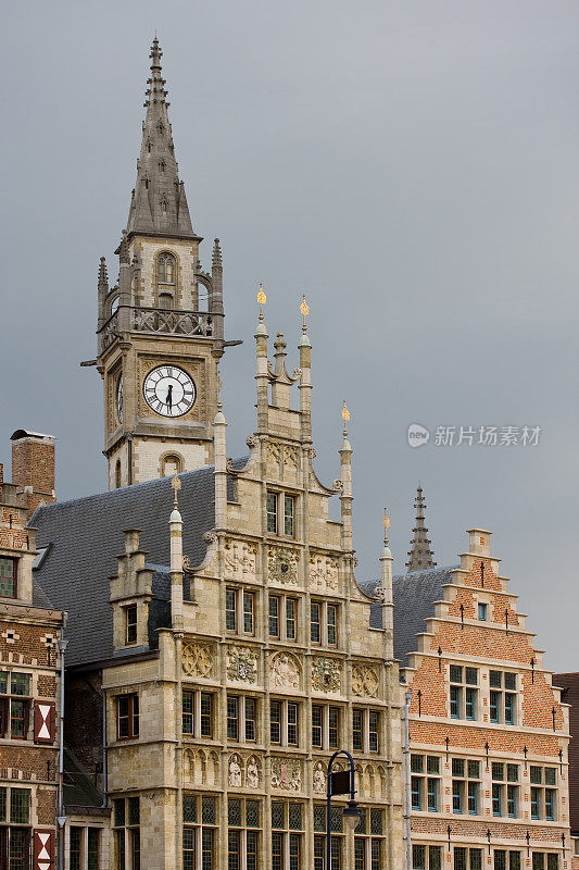 比利时根特的钟楼。