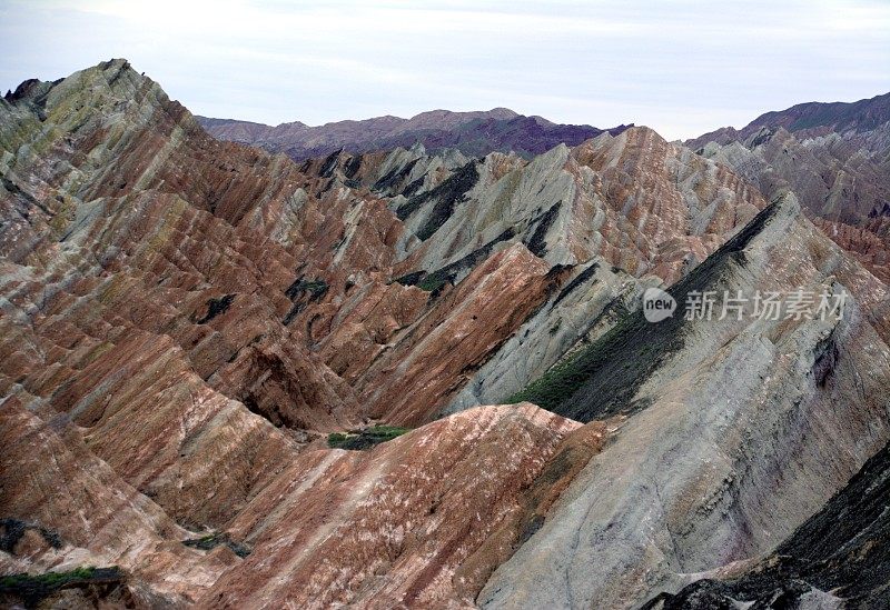 中国甘肃张掖丹霞地貌地质公园