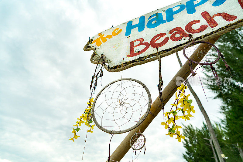 泰国萨顿，利比岛的快乐海滩标签。在阿达曼海滩度假