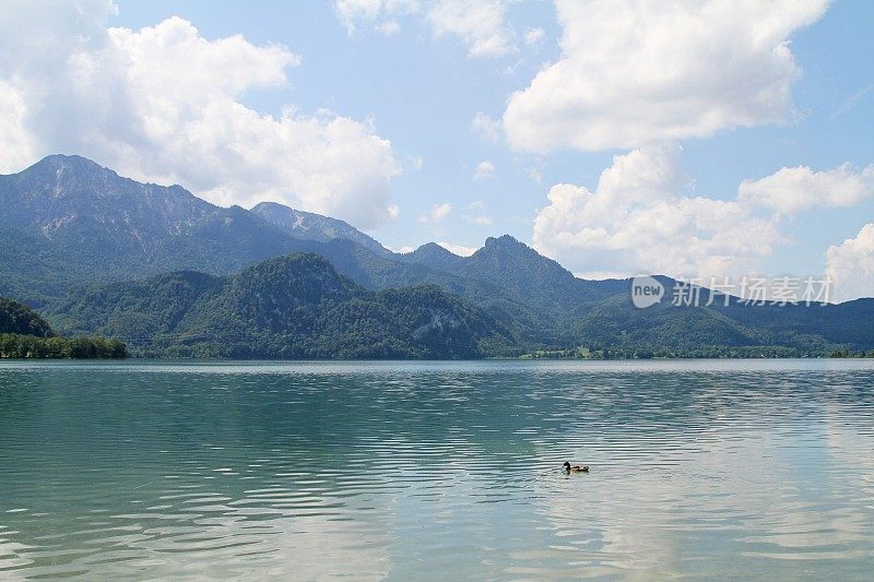 德国巴伐利亚的瓦尔辰湖