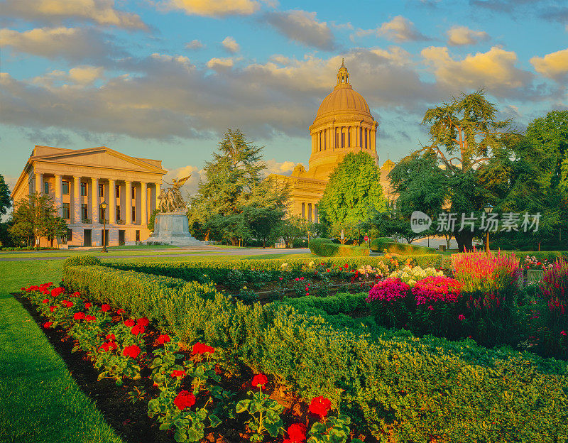 华盛顿州国会大厦和花园，奥林匹亚