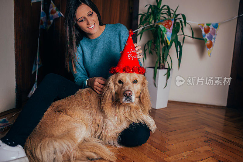 给我的狗庆祝生日