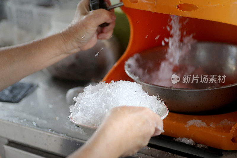 马来西亚街头食物-刨冰混合