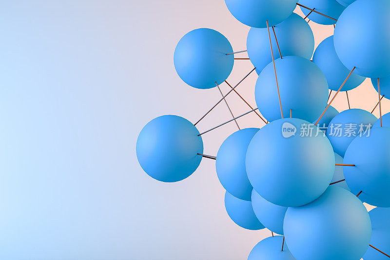 全球数字网状网络，分子，区块链