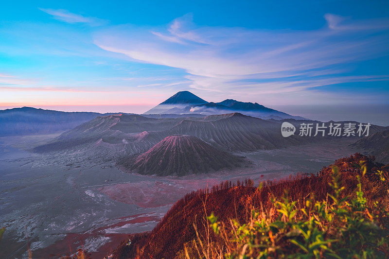 印尼布罗莫火山的日出