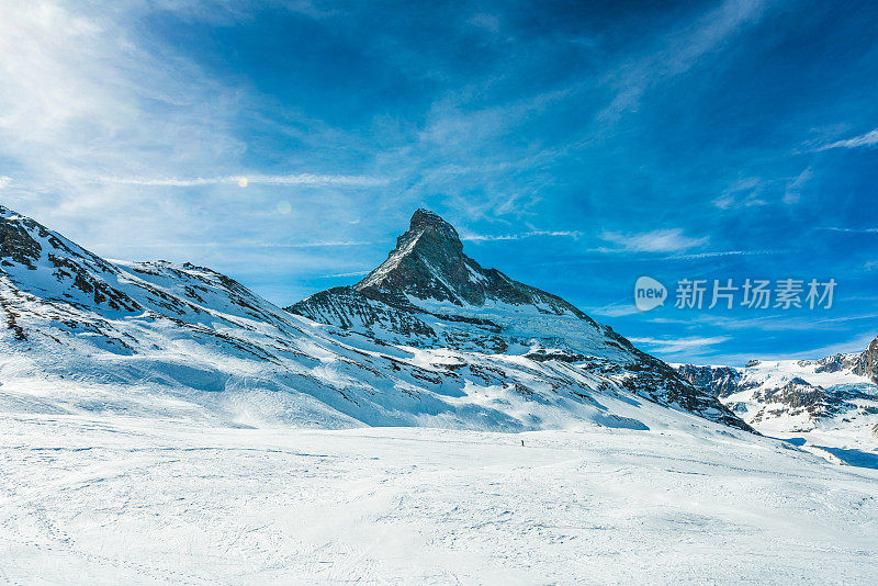 瑞士的泽马特冬季滑雪胜地